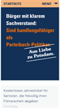 Mobile Screenshot of buergerbuendnis-potsdam.de